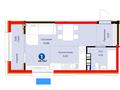1-комнатная квартира · 29.79 м², мкр Дарабоз, Бауыржана Момышулы 11/12а за ~ 25.4 млн ₸ в Алматы, Алатауский р-н — фото 3