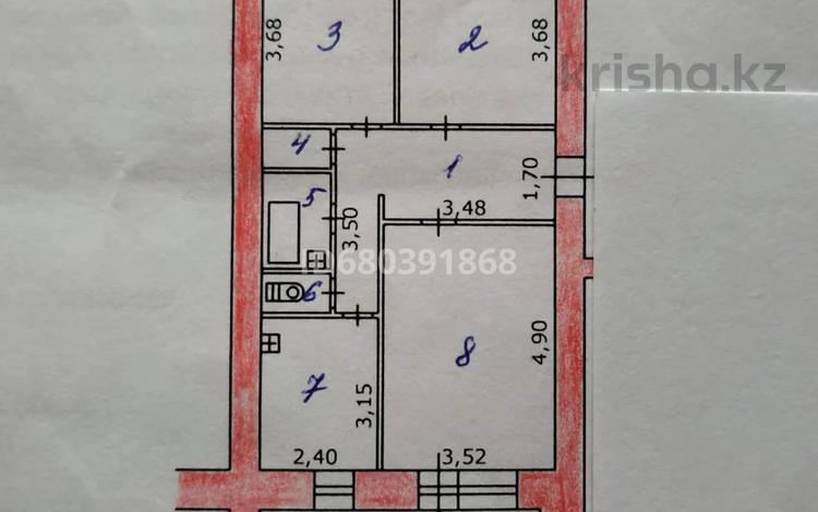 3-комнатная квартира, 63.8 м², 4/5 этаж, 4-й микрорайон 17 за 17 млн 〒 в Риддере — фото 3
