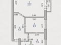 2-комнатная квартира · 52 м² · 4/5 этаж, Переулок Ташенова 8/3 за 27.5 млн ₸ в Астане, р-н Байконур — фото 2