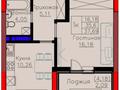 1-комнатная квартира · 37.7 м² · 13/14 этаж, Пр. Улы Дала, между ул. Толе би и ул. Ч. Айтматова — Улы Дала / Туран за 23.9 млн ₸ в Астане, Есильский р-н — фото 2