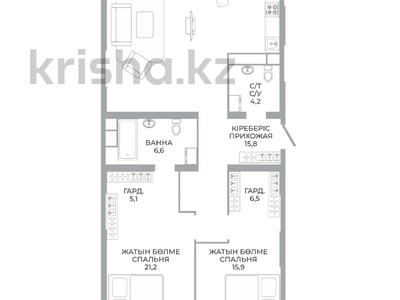 3-бөлмелі пәтер · 120 м² · 10 қабат, Аль-Фараби 41, бағасы: 116 млн ₸ в Алматы, Бостандыкский р-н