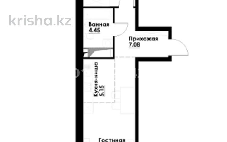 2-бөлмелі пәтер · 52 м² · 6/12 қабат, ул. Фадеева, 38г 5, бағасы: 31.5 млн ₸ в Алматы, Алатауский р-н — фото 3