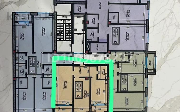 2-комнатная квартира · 75 м² · 8/8 этаж, 33-й мкр за 14.5 млн 〒 в Актау — фото 2