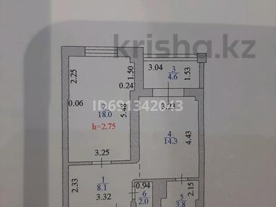 2-комнатная квартира, 51 м², 2/10 этаж, Рыскулбекова 16 за 19.2 млн 〒 в Астане, Алматы р-н