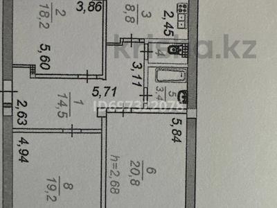 3-комнатная квартира, 90 м², 3/5 этаж, мкр №11 27 за 68 млн 〒 в Алматы, Ауэзовский р-н