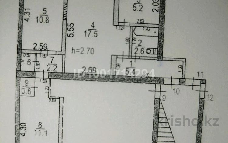 3-комнатная квартира · 62 м² · 1/2 этаж, Жамбыла — Школа #1 за 16.5 млн ₸ в Сарани — фото 2