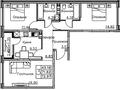 3-бөлмелі пәтер · 72.97 м² · 2/6 қабат, Алатауская трасса уч. кв. 065 — ТРЦ Aport East, бағасы: ~ 38.9 млн ₸ в Туздыбастау (Калинино) — фото 2