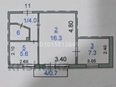 2-комнатная квартира · 36.3 м² · 4/5 этаж, Гоголя 60 — Каирбекова- Гоголя - Абая за 18 млн ₸ в Костанае