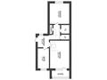 2-комнатная квартира · 53.8 м² · 2/6 этаж, Мауленова за 20.5 млн ₸ в Костанае — фото 2