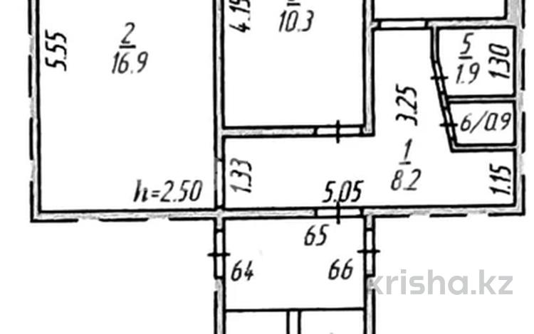 2-комнатная квартира, 44.1 м², 2/5 этаж, 6-й микрорайон 3 — Амангельды металлургов за ~ 9 млн 〒 в Темиртау — фото 17