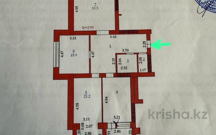 3-бөлмелі пәтер · 116.9 м² · 7/8 қабат, мкр. Алтын орда, Алия Молдагулова, бағасы: 51 млн ₸ в Актобе — фото 5