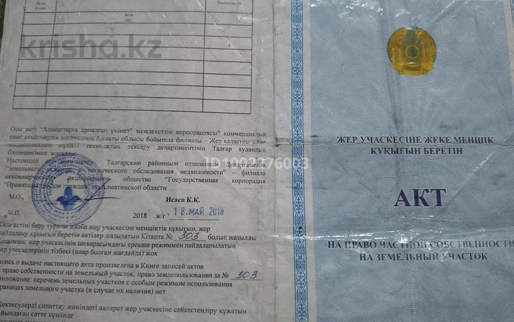 Жер телімі · 6 сотық, 167, бағасы: 4 млн ₸ в Киши Байсерке — фото 2
