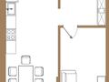 1-комнатная квартира · 55.67 м² · 2/6 этаж, мкр Кайрат 2 за 27.8 млн ₸ в Алматы, Турксибский р-н
