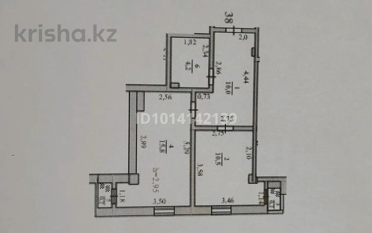1-комнатная квартира · 40.9 м² · 7/9 этаж, мкр Асар-2 3203/2 за 19 млн ₸ в Шымкенте, Абайский р-н — фото 2