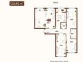 4-комнатная квартира · 123.8 м² · 4/7 этаж, ул. Е 118, уч. 2 27/1 — Улы дала за 58 млн ₸ в Астане, Есильский р-н — фото 4