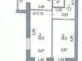2-бөлмелі пәтер · 63 м² · 6/10 қабат, Мухамедханова 41, бағасы: 31 млн ₸ в Астане, Нура р-н — фото 17
