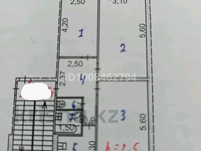 3-комнатная квартира · 60 м² · 3/5 этаж, Есенберлина 43 — Возле 7 школы за 21 млн ₸ в Жезказгане
