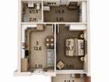 1-комнатная квартира · 36.8 м² · 9/9 этаж, Ауэзова 78 за 14.5 млн ₸ в Щучинске — фото 14