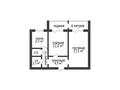 2-бөлмелі пәтер · 48.9 м² · 3/5 қабат, 7-й микрорайон, бағасы: 25 млн ₸ в Костанае — фото 8