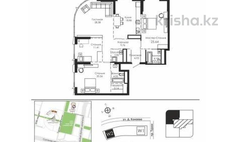 4-комнатная квартира · 134 м² · 21/22 этаж, Пр. Туран, около ТРЦ Хан Шатыр 37/2 — 1 очередь! за 147 млн ₸ в Астане, Нура р-н — фото 3