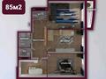 3-комнатная квартира · 85 м² · 6/15 этаж, 17-й мкр 26/1 за 20 млн ₸ в Актау — фото 11