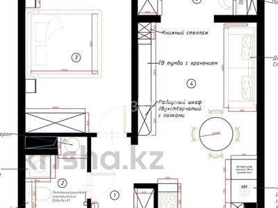 2-бөлмелі пәтер · 47 м² · 6/12 қабат, ул. Фадеева, 38г, бағасы: 29 млн ₸ в Алматы, Алатауский р-н