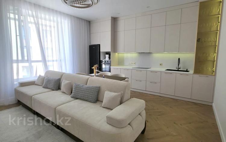 3-бөлмелі пәтер · 78 м² · 8/9 қабат, Шамши Калдаяков 34, бағасы: 61.6 млн ₸ в Астане — фото 2
