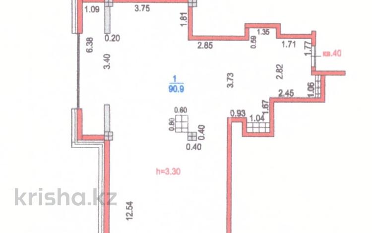 4-комнатная квартира, 90.9 м², 7/8 этаж, Навои 68/2 — Жандосова