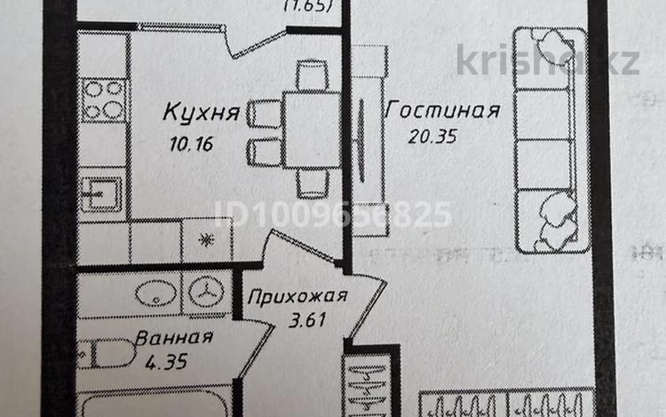1-комнатная квартира · 39 м² · 8/12 этаж, Улы дала 38а за 24.1 млн ₸ в Астане, Нура р-н — фото 2