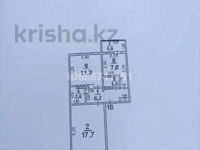 2-бөлмелі пәтер · 51.4 м² · 1/5 қабат, Қарасу 21 — Мектепке/64Молда Мұса атындағы жалпы орта мектеп, бағасы: 21.5 млн ₸ в Шымкенте
