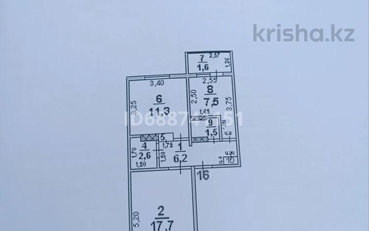 2-бөлмелі пәтер · 51.4 м² · 1/5 қабат, Қарасу 21 — Мектепке/64Молда Мұса атындағы жалпы орта мектеп, бағасы: 21.5 млн ₸ в Шымкенте — фото 36