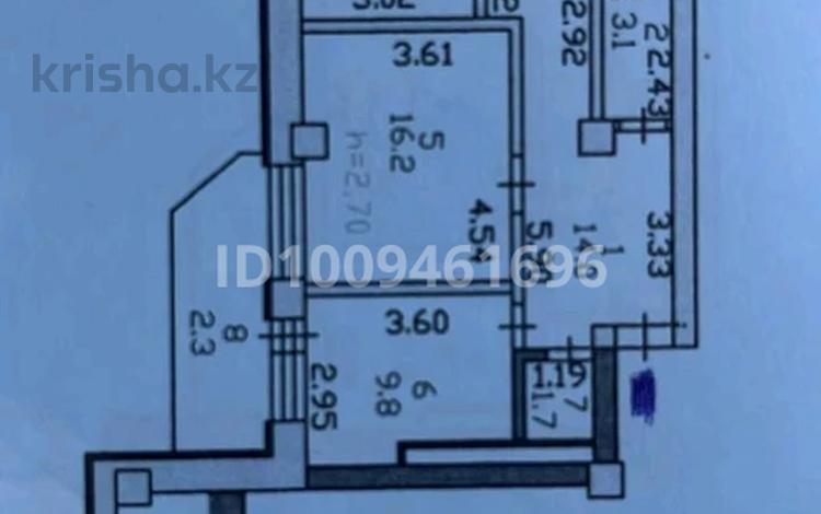 2-комнатная квартира · 63 м² · 15/16 этаж, Жамбыла 40 за 24.5 млн ₸ в Петропавловске — фото 2