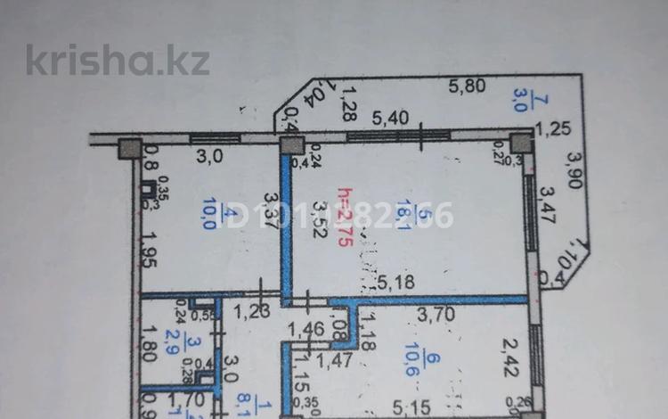 2-комнатная квартира · 54 м² · 3/5 этаж, мкр Улы Дала 35 за 18 млн ₸ в Таразе — фото 2