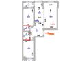 3-бөлмелі пәтер · 91 м² · 8/14 қабат, ул. Сыганак 18, бағасы: 45 млн ₸ в Астане, Нура р-н — фото 6