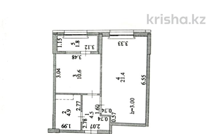 1-комнатная квартира, 43.2 м², 5/12 этаж, Сыганак 24 — Green Mall,Хан Шатыр за 22.5 млн 〒 в Астане, Нура р-н — фото 2