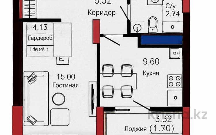 1-бөлмелі пәтер · 35.83 м² · 9/9 қабат, Улы Дала 28, бағасы: 23.5 млн ₸ в Астане, Нура р-н — фото 4