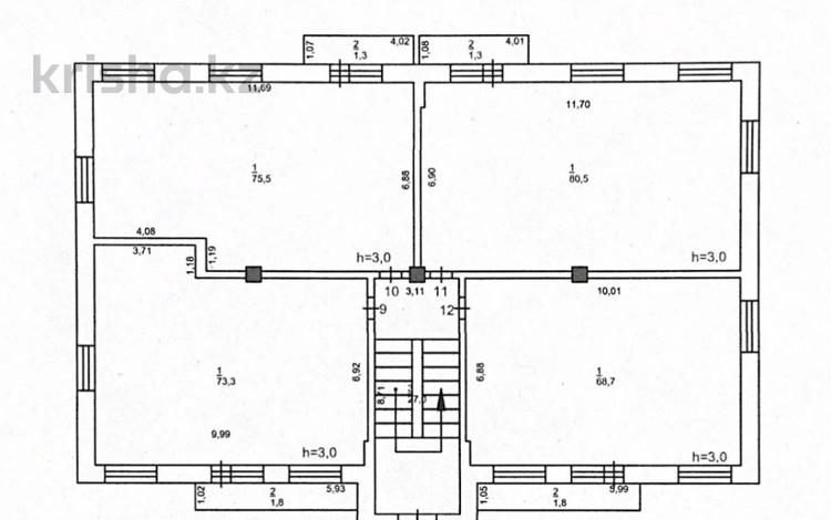 2-комнатная квартира, 73.3 м², 3/4 этаж, Чайковского за ~ 24.2 млн 〒 в Павлодаре — фото 2