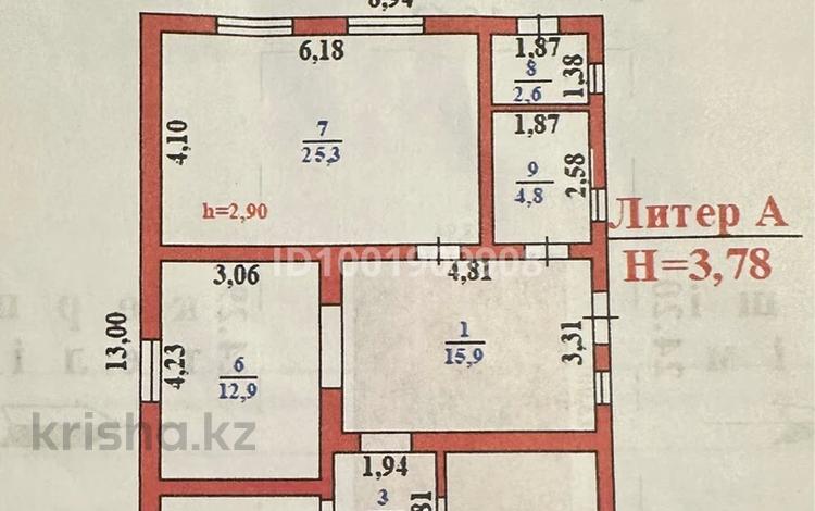 Отдельный дом · 4 комнаты · 90 м² · 5 сот., 12 линия за 21 млн ₸ в  — фото 2