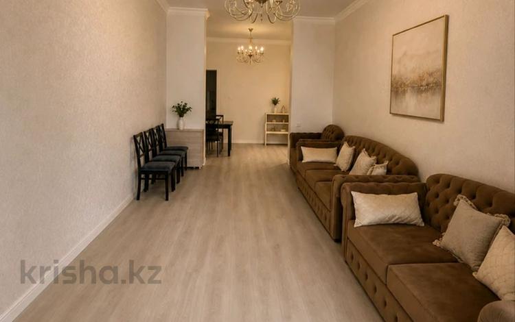 2-комнатная квартира · 80 м² · 5/10 этаж, А. Бокейханова 3Б за 64 млн ₸ в Астане, Есильский р-н — фото 2