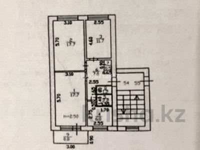 3-комнатная квартира, 64 м², 5/5 этаж, Мухамеджанова 1 за 17.5 млн 〒 в Балхаше