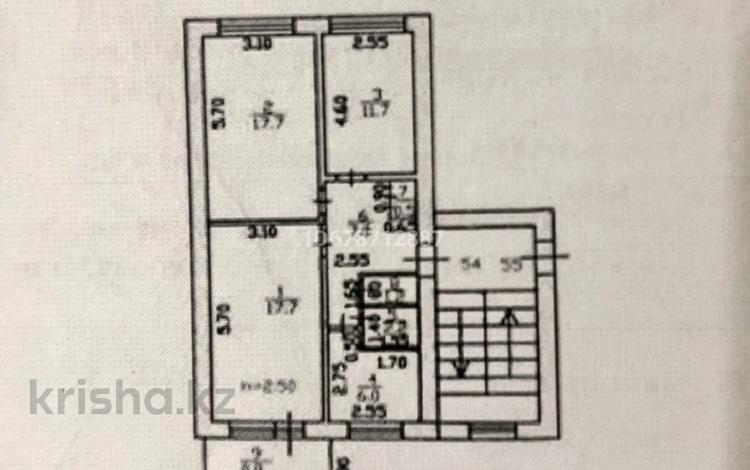 3-комнатная квартира, 64 м², 5/5 этаж, Мухамеджанова 1 за 17.5 млн 〒 в Балхаше — фото 16