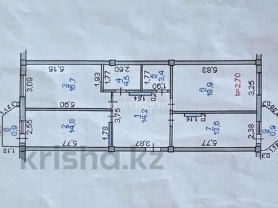3-комнатная квартира · 87.9 м² · 4/5 этаж, мкр Арай-2 за 33 млн ₸ в Таразе