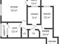 3-бөлмелі пәтер · 102.9 м² · 4/7 қабат, Юбилейный, бағасы: 45 млн ₸ в Костанае — фото 19