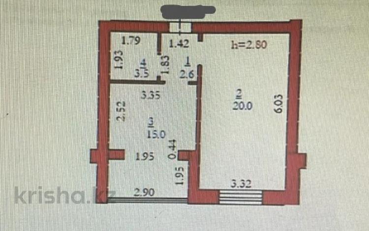 1-комнатная квартира · 41.1 м² · 2/5 этаж, мкр. Алтын орда, микрорайон Батыс-2 за 10.5 млн 〒 в Актобе, мкр. Алтын орда — фото 2