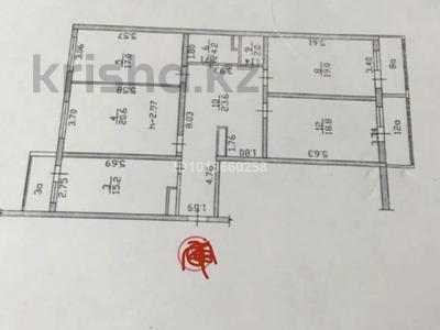 4-комнатная квартира · 123 м² · 6/10 этаж, Тимирязева 111А — Тимирязева Розыбакиева за 110 млн ₸ в Алматы, Бостандыкский р-н