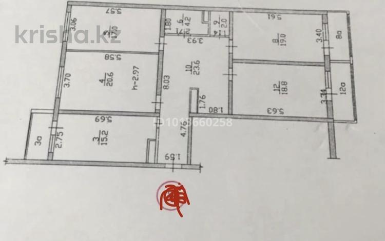 4-комнатная квартира · 123 м² · 6/10 этаж, Тимирязева 111А — Тимирязева Розыбакиева за 110 млн ₸ в Алматы, Бостандыкский р-н — фото 3