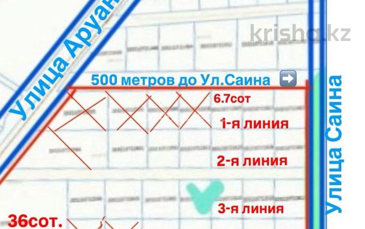Жер телімі · 6.7 сотық, мкр Мадениет — Аруана, бағасы: 21 млн ₸ в Алматы, Алатауский р-н — фото 2