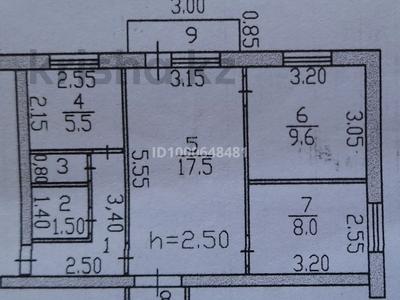 3-комнатная квартира · 50.7 м² · 5/5 этаж, Поповича 27 за 13 млн 〒 в Глубокое