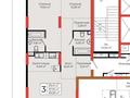 3-комнатная квартира · 90 м² · 3/12 этаж, Токпанова 18 за 80 млн ₸ в Астане, Алматы р-н