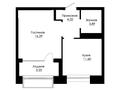 1-комнатная квартира · 40 м² · 9/12 этаж, Сыганак 15/1 — Е-305 за 32 млн ₸ в Астане, Нура р-н